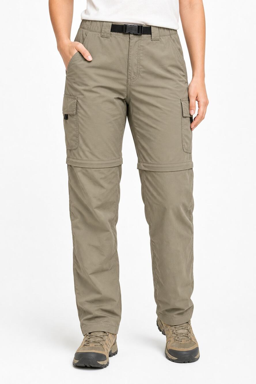 REI Womens Sahara Convertible Hiking Pants to Shorts Olive 12P UPF 50+ Gorpcore